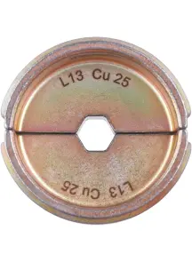 Матрица обжимная для кабелей и коннекторов MILWAUKEE, L13 Cu 25 №1