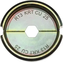 Матриця обтискна для кабелів та конекторів MILWAUKEE, R13 KRT Cu 25
