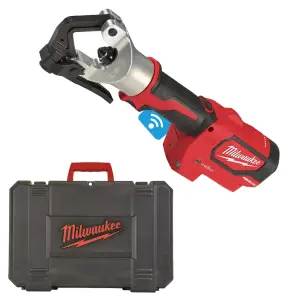 Обтискач гідравлічний безматрічний акумуляторний для кабелів MILWAUKEE, M18 HDCT-0C (каркас, кейс) №1