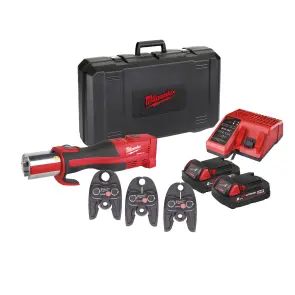 Обтискач гідравлічний акумуляторний для труб MILWAUKEE, M18 BLHPT-202C U-SET (зарядний пристрій М12-18 С, 2 акумулятори М18 В2 2 №1
