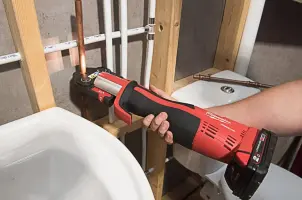 Обтискач гідравлічний акумуляторний для труб MILWAUKEE, M18 BLHPT-202C U-SET (зарядний пристрій М12-18 С, 2 акумулятори М18 В2 2 №4