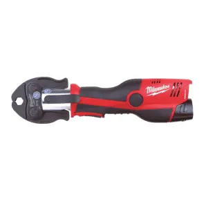 Обтискач гідравлічний акумуляторний для труб MILWAUKEE, M12 HPT-202C TH-SET (зарядний пристрій С12 С, 2 акумулятори М12 В2 2Аг, №16