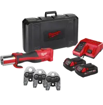 Обтискач гідравлічний акумуляторний для труб MILWAUKEE, M18 BLHPT-202C GEBERIT (зарядний пристрій М12-18 C, 2 акумулятори М18 В2
