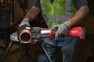 Обтискач гідравлічний акумуляторний для труб MILWAUKEE, M18 ONEBLHPT-302C Geberit Mapress Set (зарядний пристрій М12-18 FC, 2 ак №6