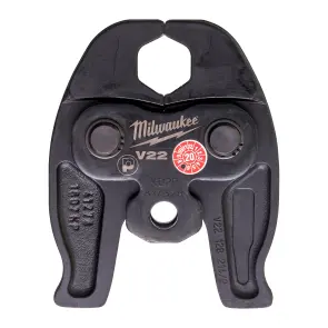 Прес-кліщі змінні для обтиску труб MILWAUKEE, J12-V22 (M12 HPT, M12 ONEHPT) №1