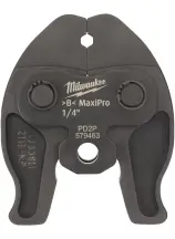 Прес-кліщі змінні для обтиску труб MILWAUKEE, J12-BMP 1/4" (M12 HPT, M12 ONEHPT)