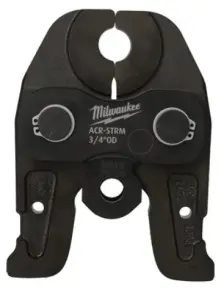 Пресс-кліщі змінні кільцеві для опресовування труб MILWAUKEE Sanha Streamline J18-ACR3/4'' №1