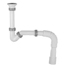 Сифон для біде ITAL SB1013, 1 1/4"х32 , з гофротрубою 32х40/50