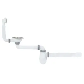 Сифон для кухонної мийки ITAL K1015 зміщений, 1/2"х40 №1