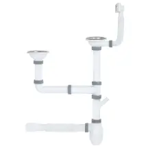 Сифон для кухонної мийки ITAL K1116D, 1/2"х40