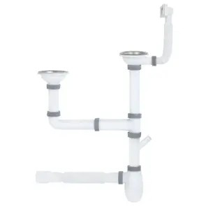 Сифон для кухонної мийки ITAL K1116D, 1/2"х40 №1