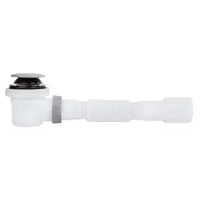 Сифон для душевого поддона ITAL D1011K, 1 1/2" х65 хромированный с выпуском Сlick-Сlack №1