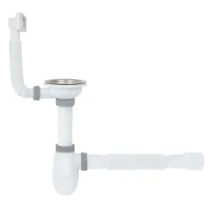 Сифон для кухонної мийки ITAL K1113, 3 1/2"х40 №1