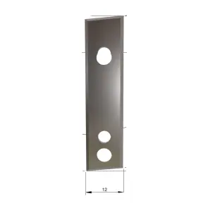 Нож сменный для фрез MILWAUKEE, K2 48,3х12,0мм (10шт) №2