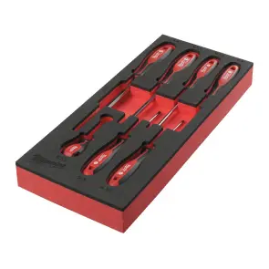 Ложемент з викрутками MILWAUKEE з тригранною рукояткою, SL (7шт) (45х175,8х417мм) для візків №2