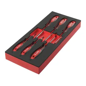 Ложемент з викрутками MILWAUKEE з тригранною рукояткою, TORX (6шт) (45х175,8х417мм) для візків №2