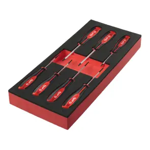 Ложемент з викрутками MILWAUKEE з тригранною рукояткою, TORX (7шт) (45х175,8х417мм) для візків №2