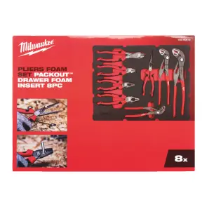 Ложемент для ящика з висувними шухлядами PACKOUT MILWAUKEE з шарнирно-губцевим інструментом (8шт) №3