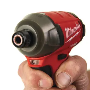 Шуруповерт ударний гідравлічний акумуляторний безщітковий 1/4'' HEX MILWAUKEE, M12 FQID-0, 50Нм (каркас, кліпса для ременя, карт №5