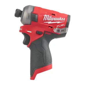 Шуруповерт ударний гідравлічний акумуляторний безщітковий 1/4'' HEX MILWAUKEE, M12 FQID-0, 50Нм (каркас, кліпса для ременя, карт №7