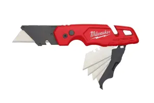 Ніж складний з трпецевидним лезом FASTBACK MILWAUKEE зі зберіганням лез №2