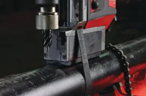 Дриль на магнітній станині безщітковий акумуляторний MILWAUKEE, M18 FMDP-502C (зарядний пристрій М12-18 FC, 2 акумулятори М18 В5 №15