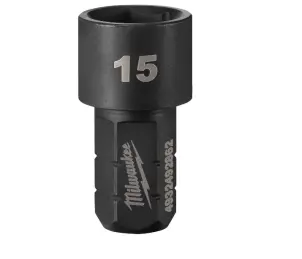 Головка-вставка 14,4мм Hex MILWAUKEE, FPTR-PTS15, 15мм (для M12 FPTR) №1