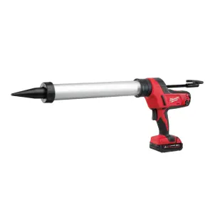 Пістолет для герметиків акумуляторний MILWAUKEE, C18 PCG/600A-201В, 600мл (заряд.пристрій М12-18 С, 1 акумулятор М18 В2 2Аг, алю №4