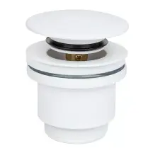 Донный клапан ITAL HF1083-WPM, автомат, Ø63 мм, 1 1/4", латунь, белый