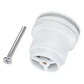 Донный клапан ITAL HF1083-WPM, автомат, Ø63 мм, 1 1/4", латунь, белый №2
