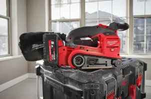 Шліфмашина стрічкова акумуляторна безщіткова MILWAUKEE, M18 FBTS75-0 (каркас, картонне пакування) №5