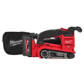 Шлифмашина ленточная аккумуляторная бесщеточная MILWAUKEE, M18 FBTS75-552X (зарядное устройство M12-18 FC., 2 аккумулятора М18 HВ5.5 5 №2