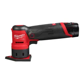 Шлифмашина вибрационная бесщеточная аккумуляторная MILWAUKEE, M12 FDSS-422X (зарядное устройство С12 С, 1 аккумулятор М12 В2 2Ач, 1 акум №2