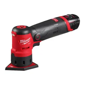 Шлифмашина вибрационная бесщеточная аккумуляторная MILWAUKEE, M12 FDSS-422X (зарядное устройство С12 С, 1 аккумулятор М12 В2 2Ач, 1 акум №3