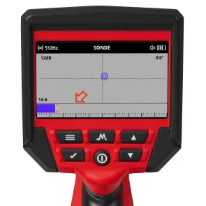 Локатор аккумуляторный MILWAUKEE, M12 PL-201C (зарядное устройство С12 С, 1 аккумулятор М12 В2 2Ач, кейс) №5