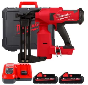 Степлер скобозабивний акумуляторний безщітковий MILWAUKEE, M18 FFUS-302C, 38-51мм (зарядний пристрій M12-18 FC, 2 акумулятори М1 №1
