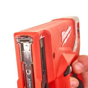 Степлер акумуляторний MILWAUKEE, M12 BST-202X (зарядний пристрій С12 С, 2 акумулятори М12 В2 2Аг, кліпса для ременя, HD кейс) №13