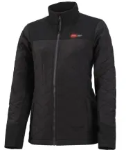 Куртка з електропідігрівом акумуляторна жіноча MILWAUKEE, M12 HJP LADIES-0 (XL), чорна в магазині TVOE