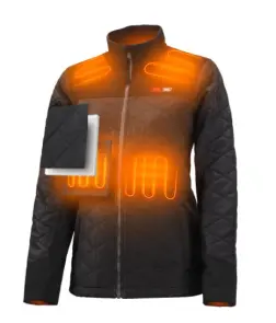 Куртка з електропідігрівом акумуляторна жіноча MILWAUKEE, M12 HJP LADIES-0 (XL), чорна №3