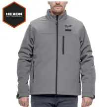 Куртка з електропідігрівом MILWAUKEE M12 HJGR6-0(XXXL), сіра, розмір (XXXL) купити