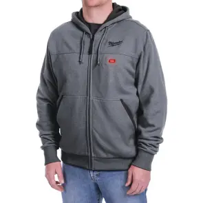 Куртка (толстовка) з електропідігрівом акумуляторна MILWAUKEE, M12 HH GREY3-0 (S), сіра №4