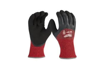 Рукавиці робочі зимові MILWAUKEE, з опором порізам 4/D рівня, розмір 11/XXL, (12 пар) №1