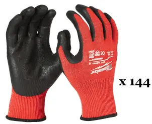 Рукавиці робочі MILWAUKEE, з опором порізам 3/C рівня, розмір 7/S, (144 пари) №1