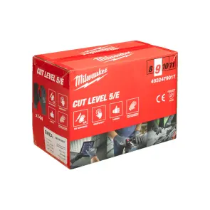 Рукавиці робочі MILWAUKEE, з опором порізам 5/Е рівня, розмір 9/L, (144 пари) №2