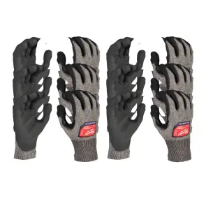 Рукавиці робочі MILWAUKEE, з опором порізам 6/F рівня, розмір 7/S, (12 пар) №1