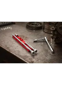Набір подовжувачів хромованих для головок 3/8'' MILWAUKEE, (4шт) №4