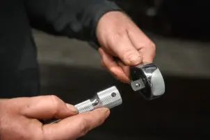 Подовжувач хромований для головок 1/4'' MILWAUKEE, з фіксатором, 152мм №2
