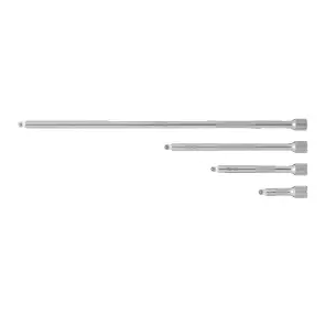 Набір подовжувачів хромованих Wobble для головок 3/8'' MILWAUKEE, (4шт) №3