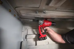 Заклепочник акумуляторний для замкових болтів безщітковий MILWAUKEE M18 ONEFLT-0X, діаметр 4,8-6,4мм (каркас, кліпса на ремінь. №8