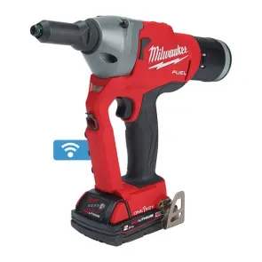 Заклепочник акумуляторний безщітковий MILWAUKEE M18 ONEFPRT-202X, діаметр заклепок 4,8-7,0мм (зарядний.пристрій М12-18 FC, 2 аку №3